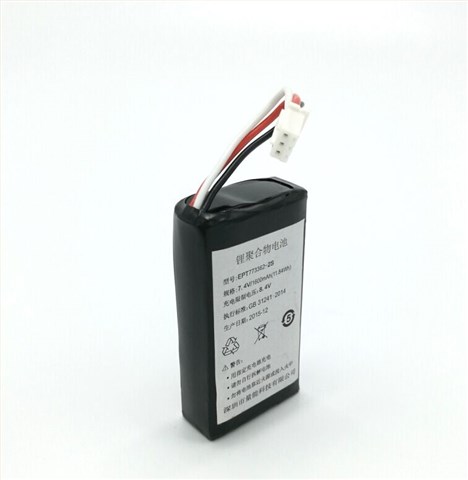 7.4V 1600mAh 773362 POS机聚合物三元锂电池